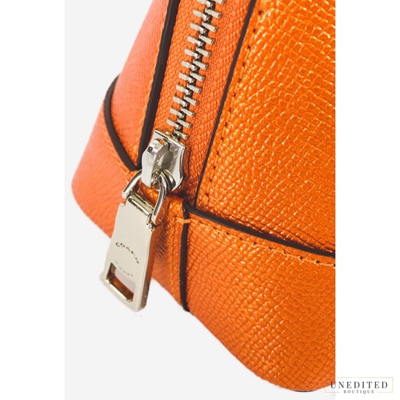 NWT - Coach Metallic Tangerine Shoulder Bag - Picture 6 of 7